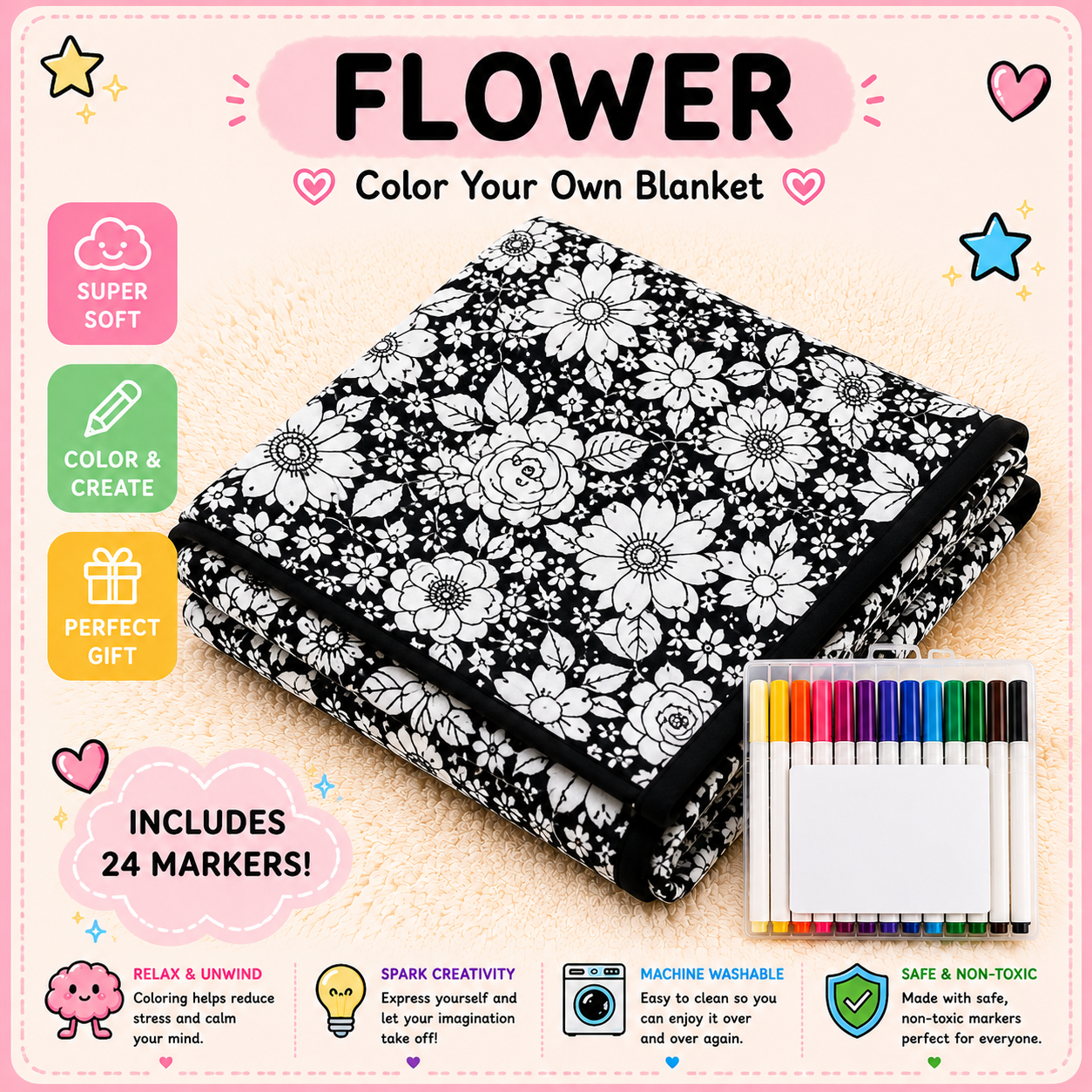 Snooza Coloring Blanket